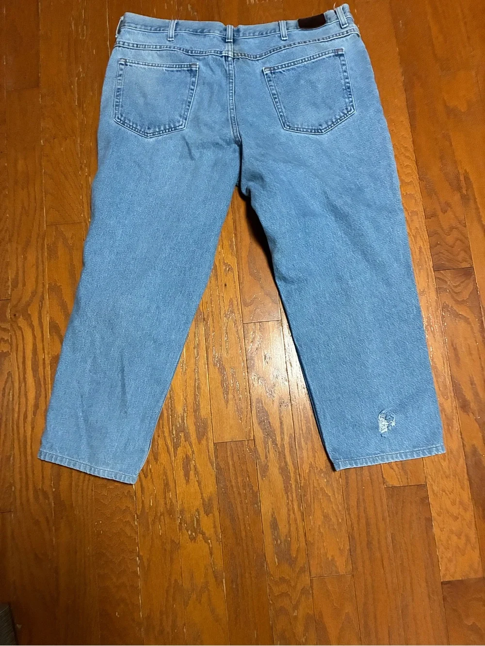 L.L. Bean Men's Straight Jeans - 42x29 - see pics for rip